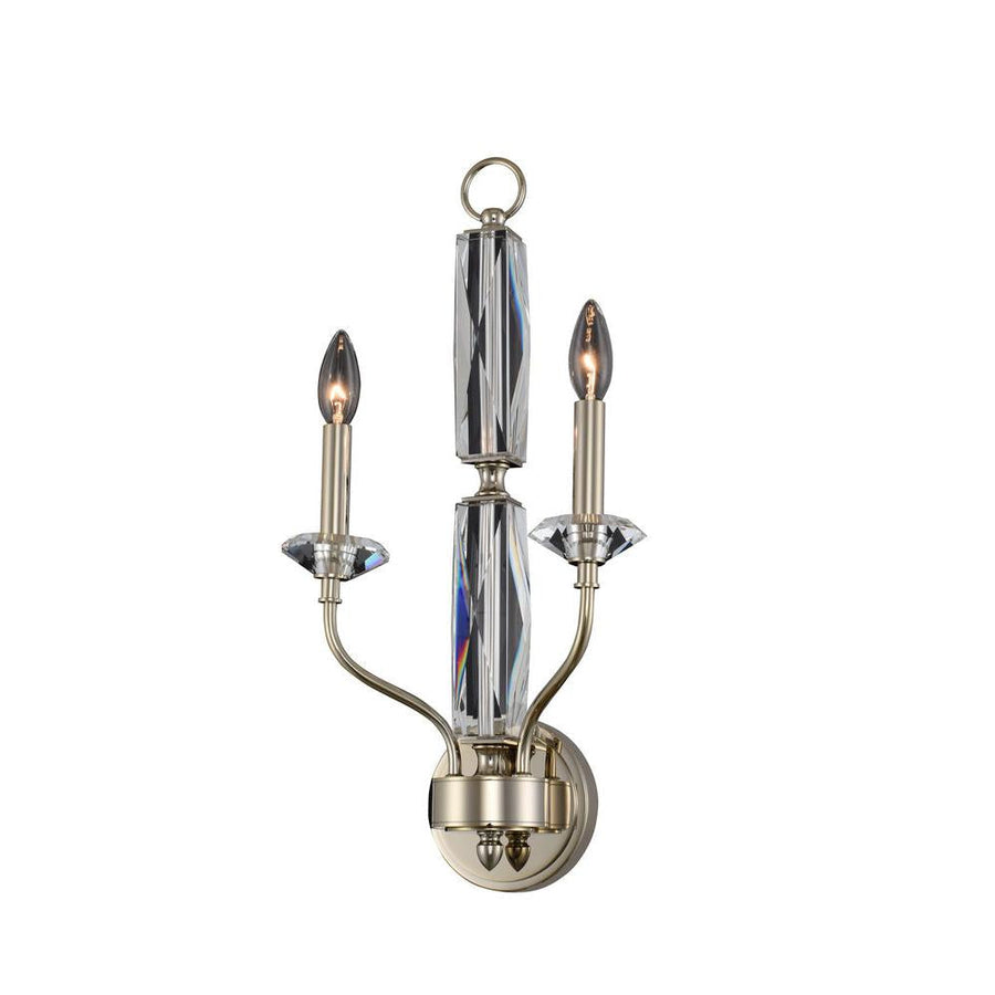 Savia Luxury Crystal Wall Sconce – Champagne Gold
