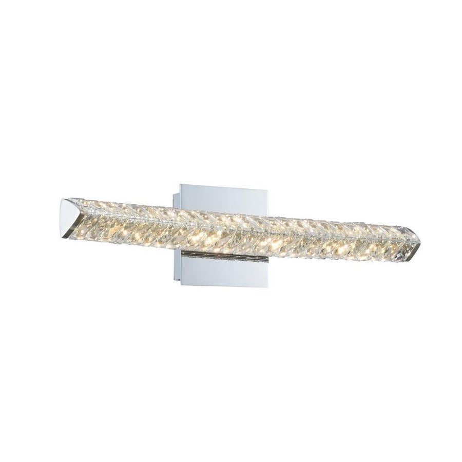 Aries Luxury Crystal Wall Sconce – Polished Chrome