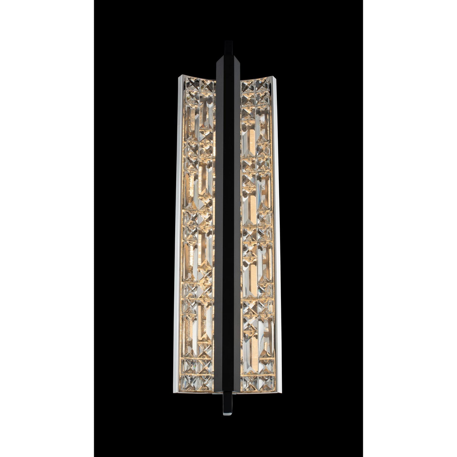 Capuccio 6" LED Wall Sconce – Matte Black by Allegri Crystal