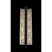Capuccio 6" LED Wall Sconce – Matte Black by Allegri Crystal