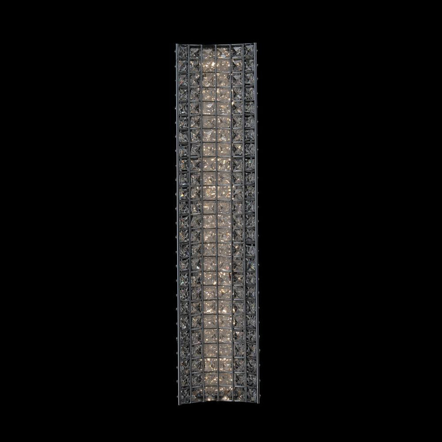 Nuvole Luxury Crystal Wall Sconce – Polished Chrome
