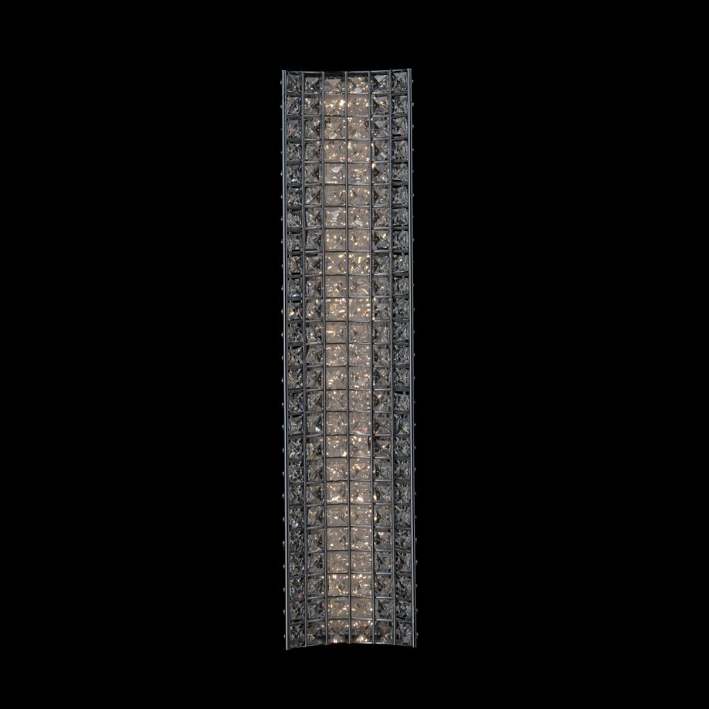 Nuvole Luxury Crystal Wall Sconce – Polished Chrome