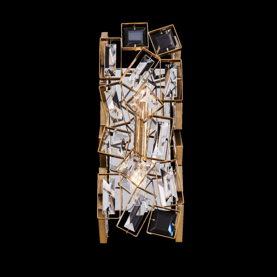 Inclanta Luxury Crystal Wall Sconce – Winter Brass