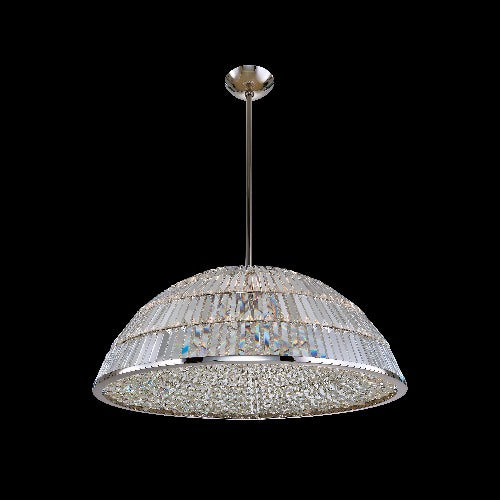 Doma 33 inch Luxury Crystal LED Pednant – Polished Nickel