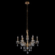 Venere 6 Light Chandelier – Historic Brass