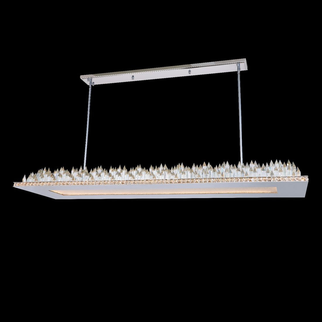 Orizzonte 60" Island – Polished Chrome by Allegri Crystal