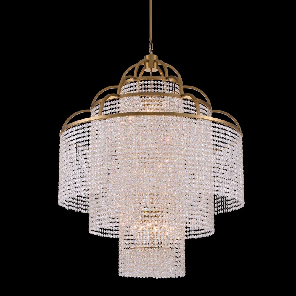 Torta Luxury Crystal Pendant – True Brass