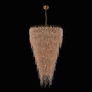 Fuji Foyer Entry Light Pendant Chandelier – True Brass