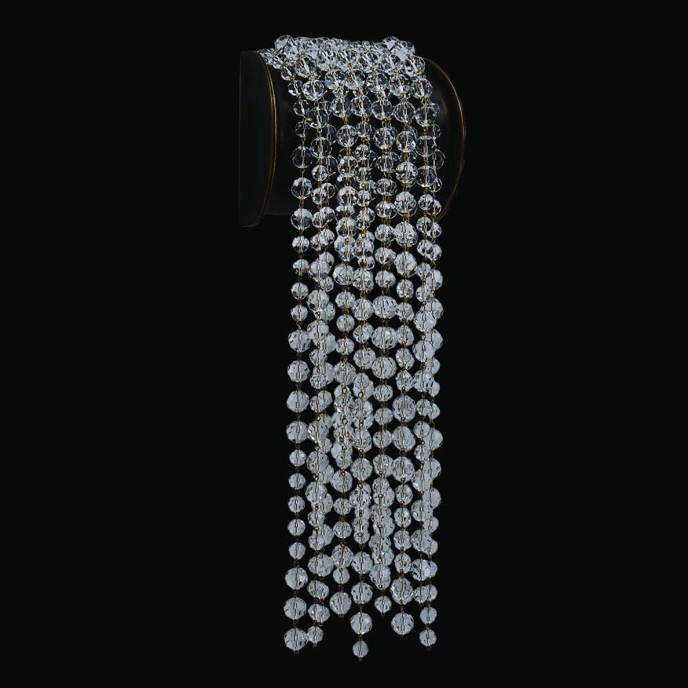Pandere Luxury Crystal Wall Sconce – 24K Gold