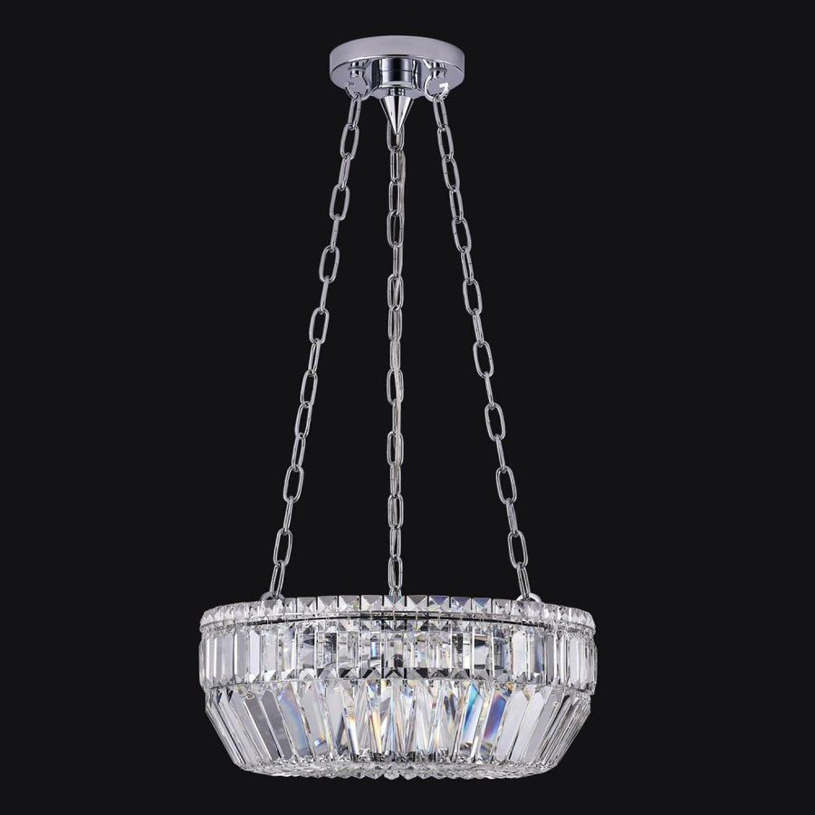 Alloro Luxury Crystal Pendant – True Brass