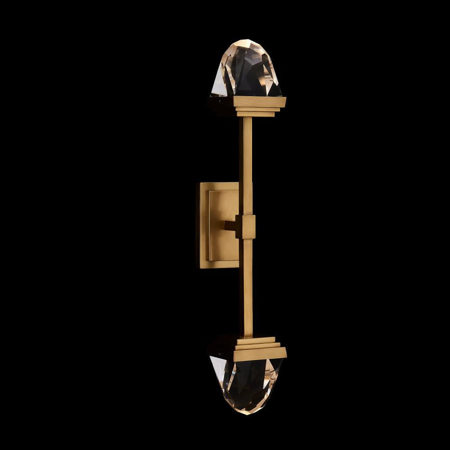 Taglio Luxury Crystal Sconce – Polished Silver