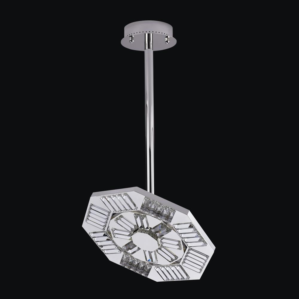 Rosetta Luxury Crystal Wall Sconce – Polished Nickel