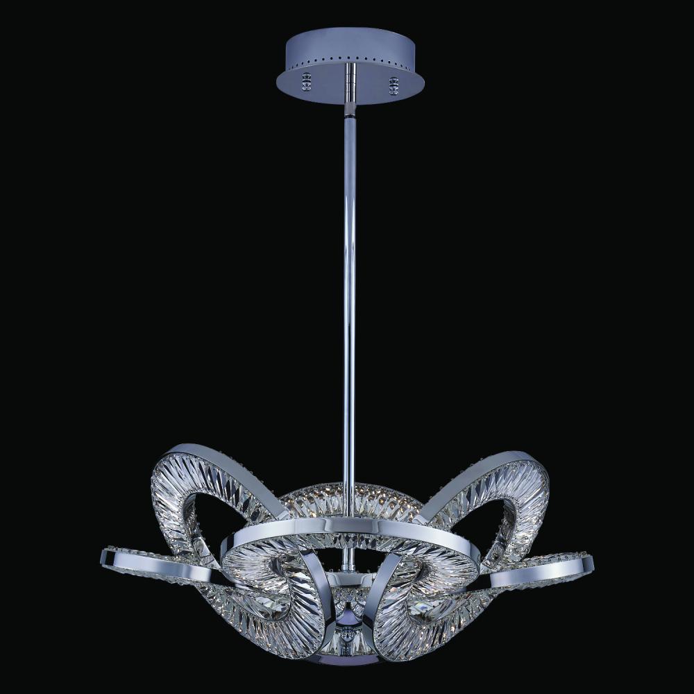 Tempo Luxury Crystal Pendant – Winter Brass