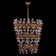 Bella Luxury Crystal Foyer Light - Aged Brass - 045351-003-FR1VR