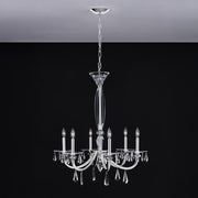 PASSO 6 LT SILVER CHANDELIER