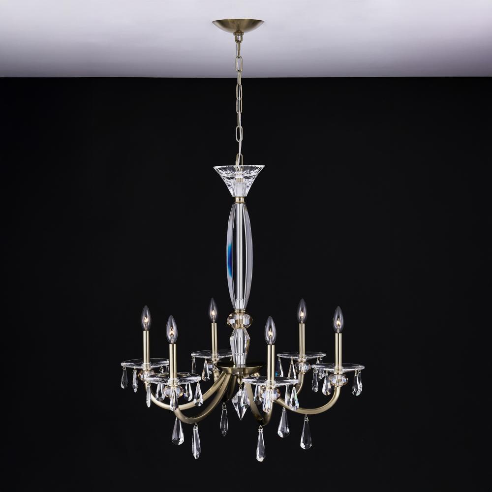 Passo Luxury Crystal Chandelier – Polished Silver