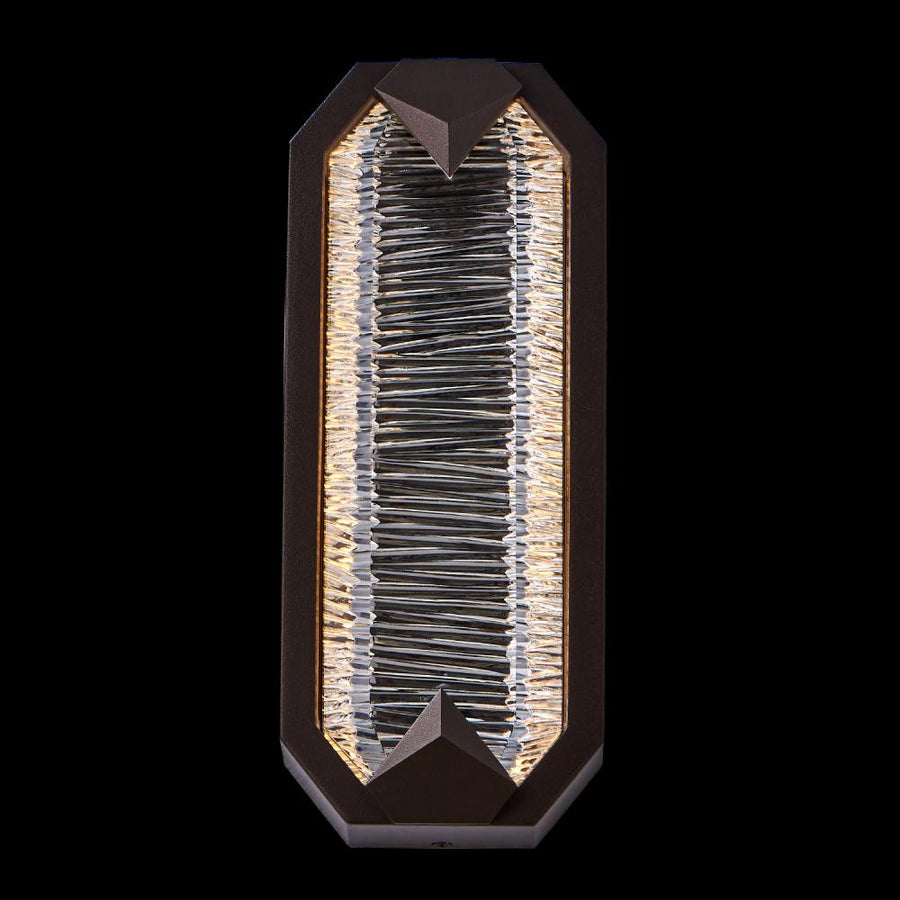 Tenuta Luxury Crystal Flush Mount Light – Matte Black