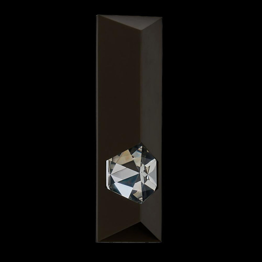 Carato Luxury Crystal Wall Sconce – Bronze