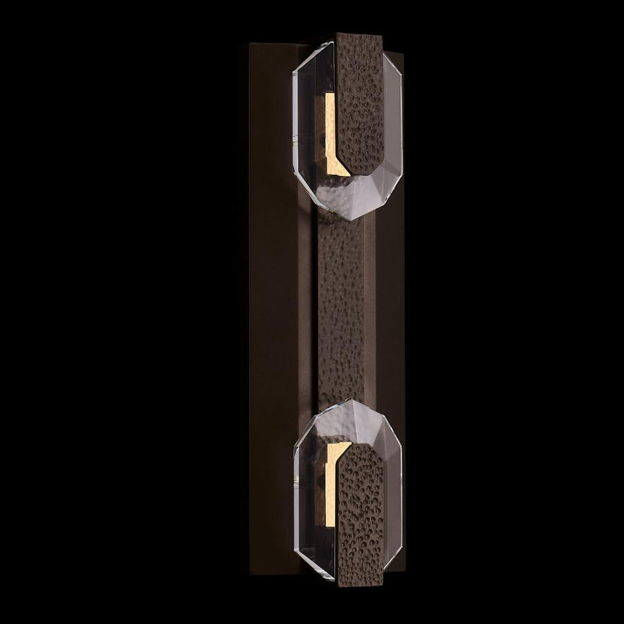 Gemma Luxury Crystal Wall Sconce – Bronze
