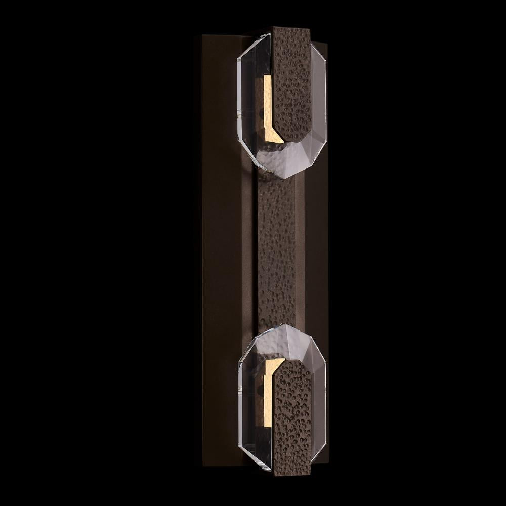 Gemma Luxury Crystal Wall Sconce – Bronze