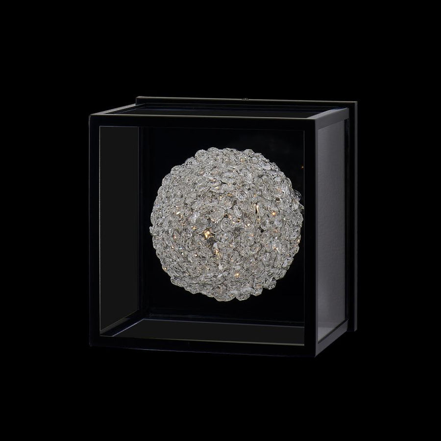 LINA ESTERNO SHORT Outdoor Crystal Wall Sconce – Bronze