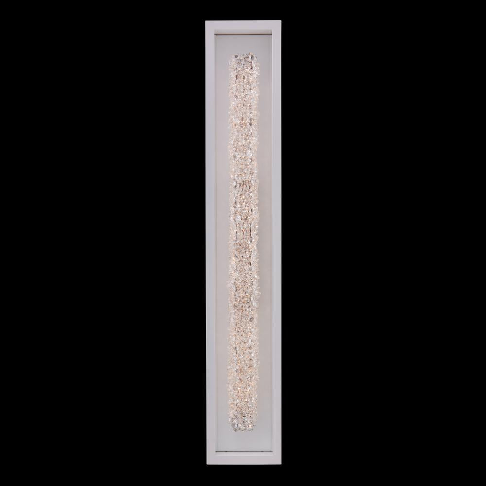 Lina Luxury Crystal Sconce – Matte White