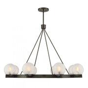 Darien 8-Light Chandelier in Mediterranean Bronze