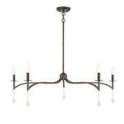Laramie 5-Light Chandelier in Chelsea Walnut