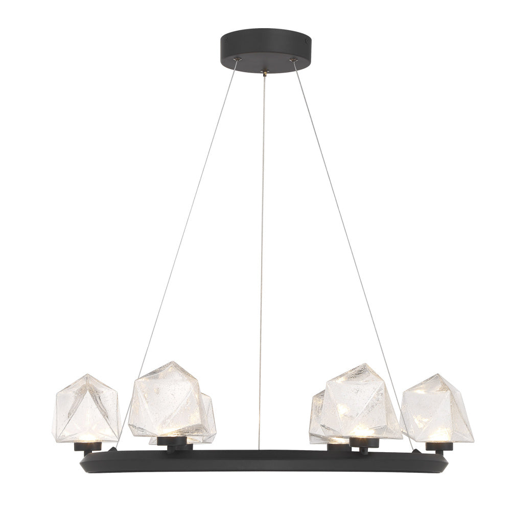 Castello 6-Light Chandelier in Matte Black