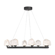 Castello 8-Light Chandelier in Matte Black