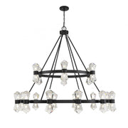 Dryden 36-Light LED Chandelier in Matte Black