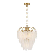 Boa 5-Light Chandelier in Warm Brass by Breegan Jane