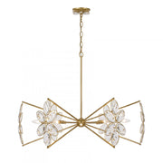 Marbella 6-Light Chandelier in Gold Shimmer by Breegan Jane