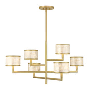 Mariquita 6-Light Chandelier in Spun Gold by Breegan Jane