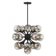 Matisse 16-Light Chandelier in Matte Black