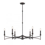 Gardner 6-Light Chandelier in Champagne Mist