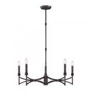 Gardner 5-Light Chandelier in Champagne Mist