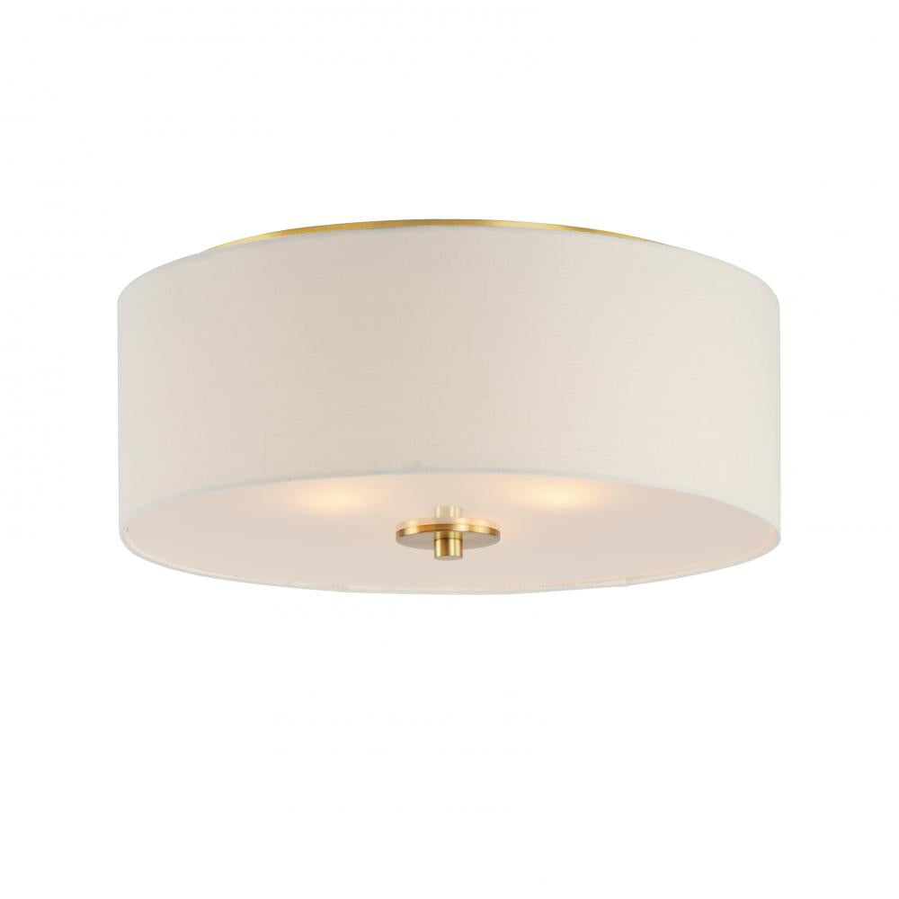 Maxim Lighting BONGO 10010OMNAB Flush Mount Americana - Brass