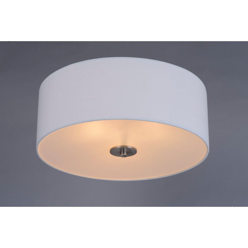 Maxim Lighting BONGO 10010WLSN Flush Mount Americana - Nickel