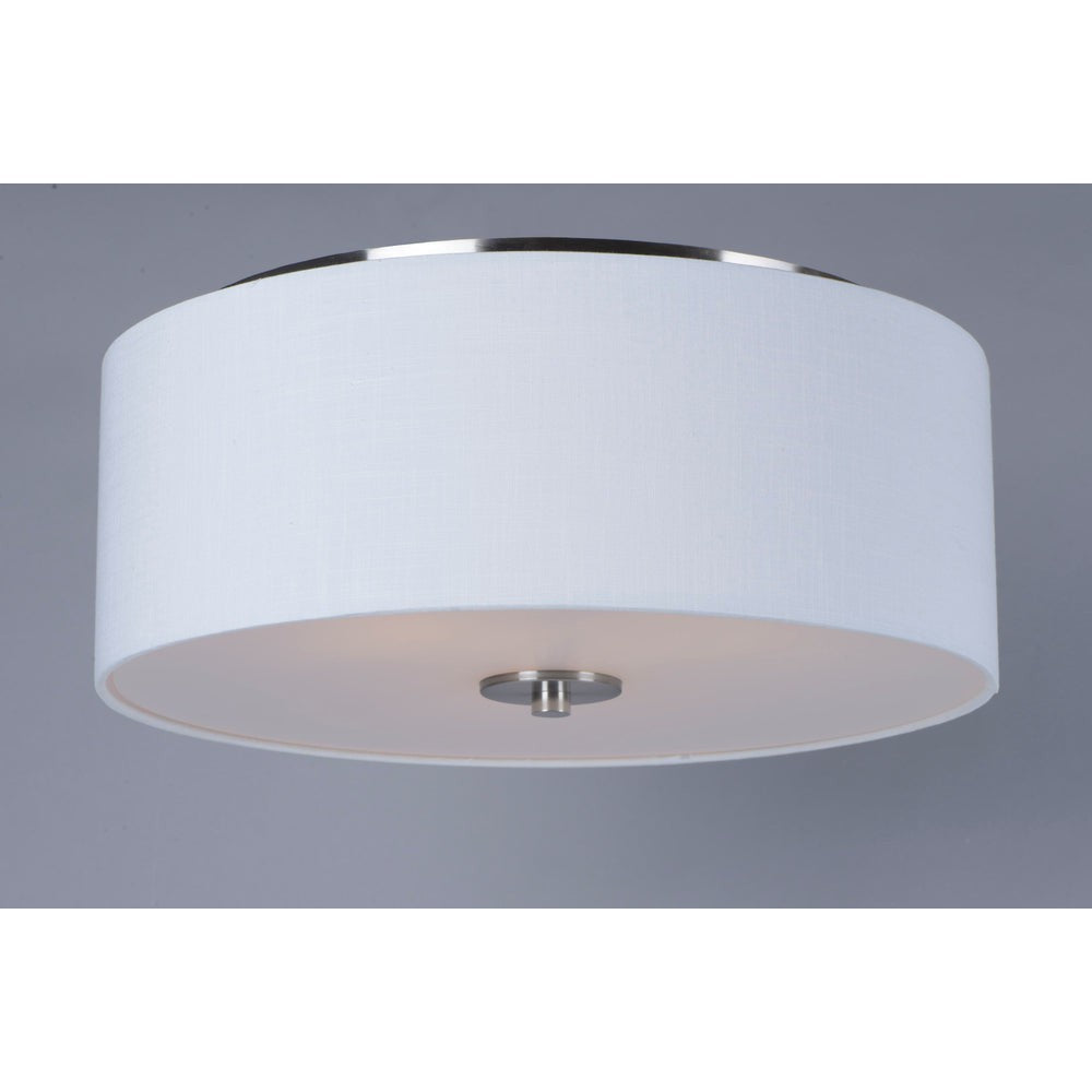 Maxim Lighting BONGO 10010WLSN Flush Mount Americana - Nickel