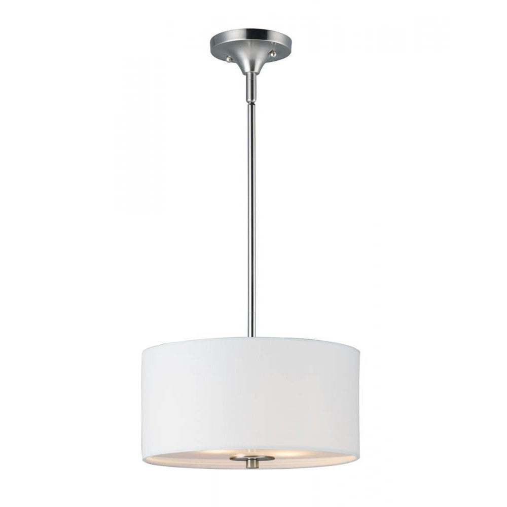 Maxim Lighting BONGO 10011WLSN Semi Flush Mt Americana - Nickel