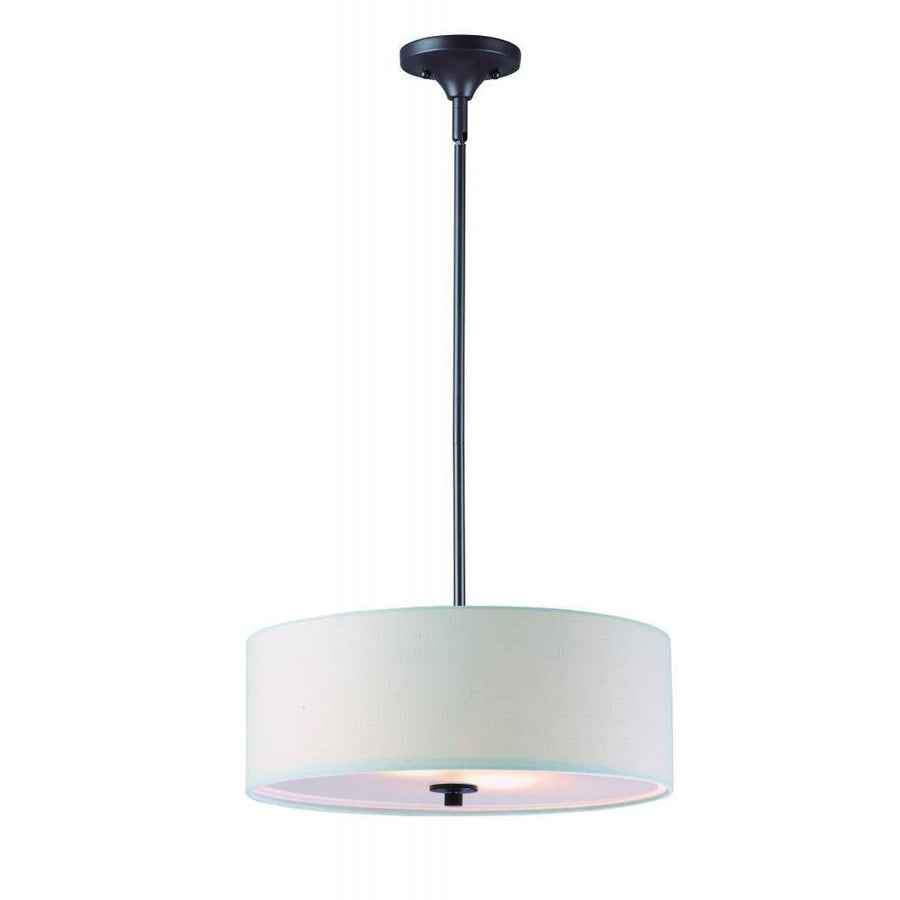 Maxim Lighting 10014OMOI Bongo 18 Inch Semi Flush Mount Light – Oil Rubbed Bronze