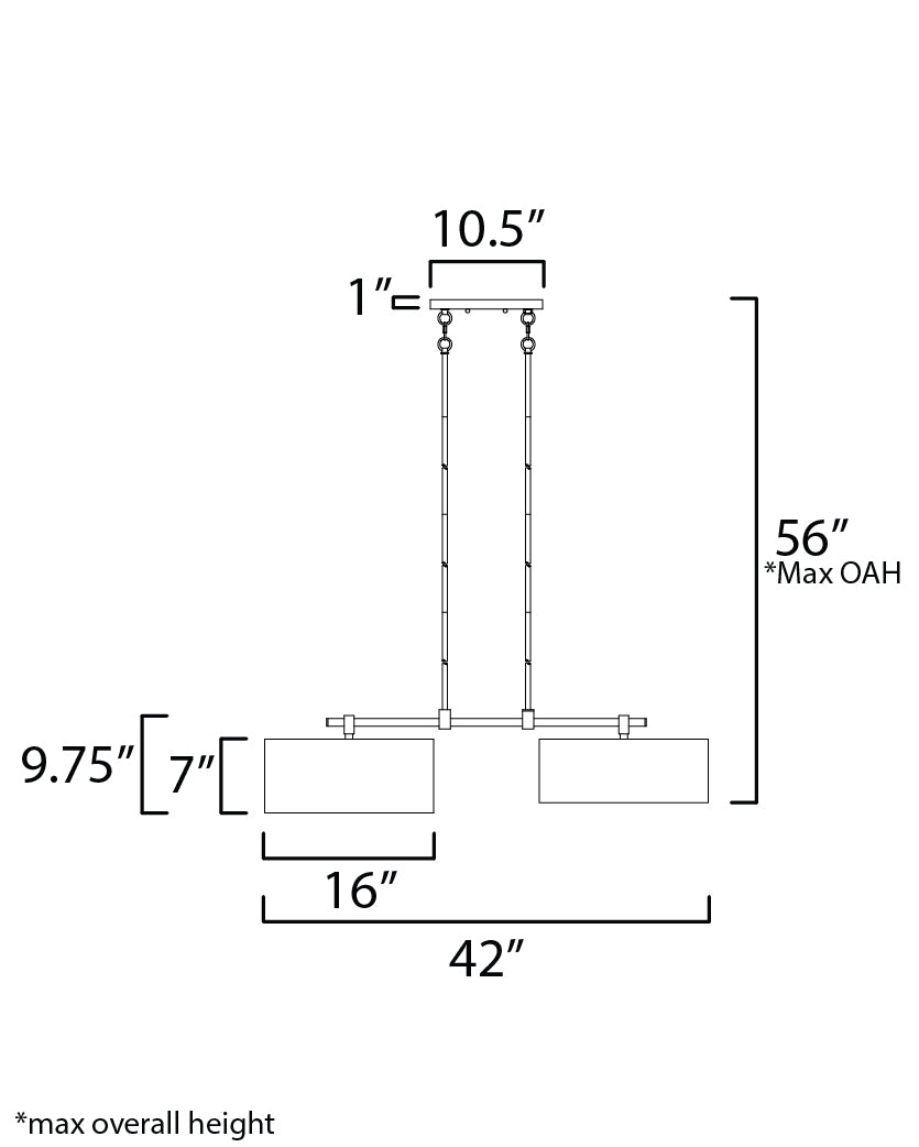 Bongo-Linear Pendant
