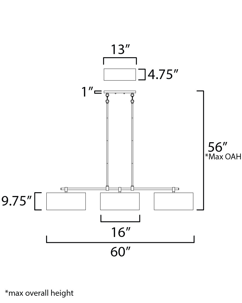 Bongo-Linear Pendant