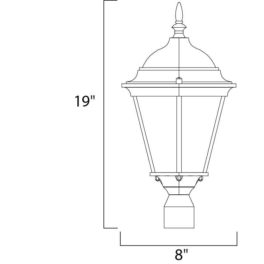 Maxim Lighting WESTLAKE 1001BK Exterior Traditional - Black