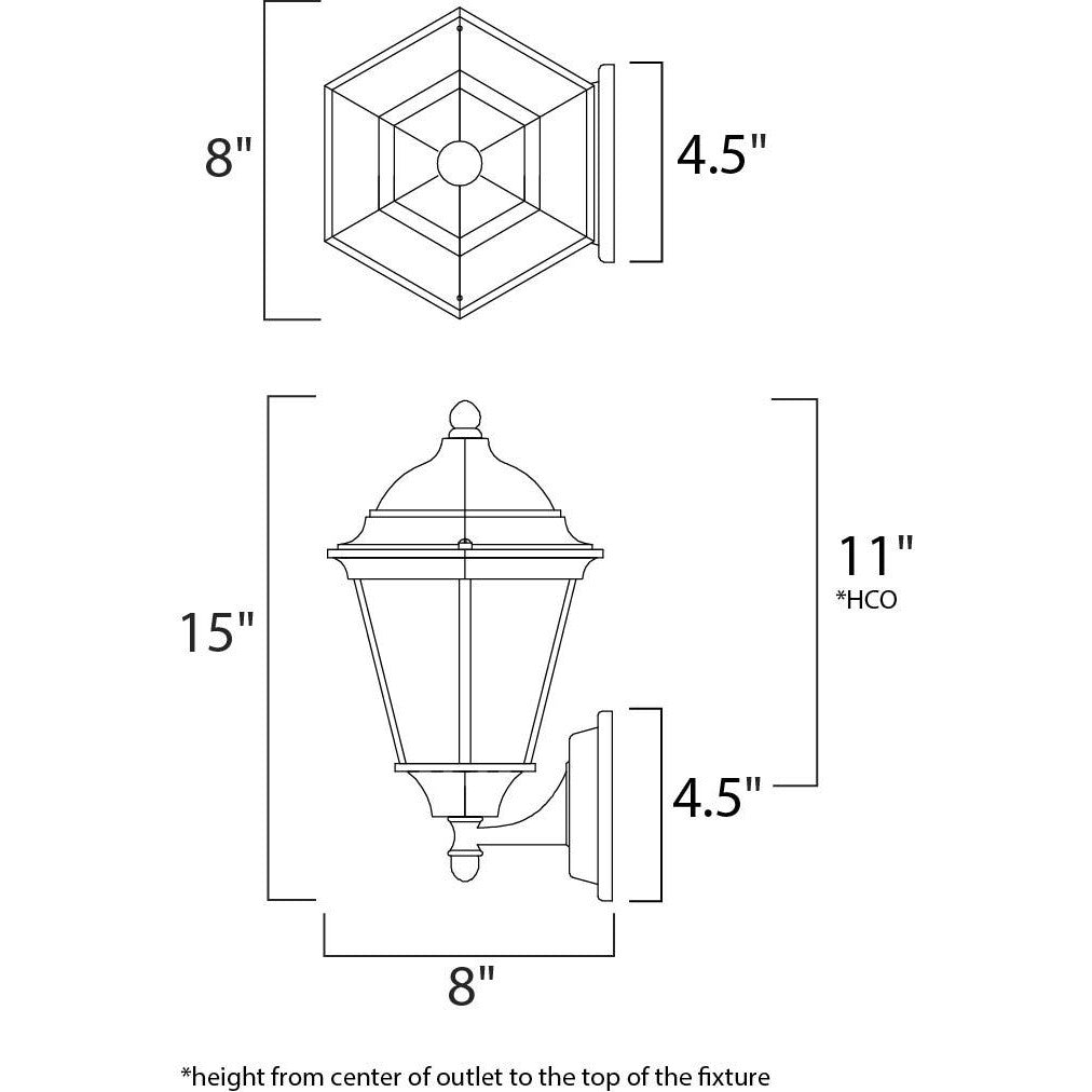 Maxim Lighting WESTLAKE 1002WT Exterior Traditional - White