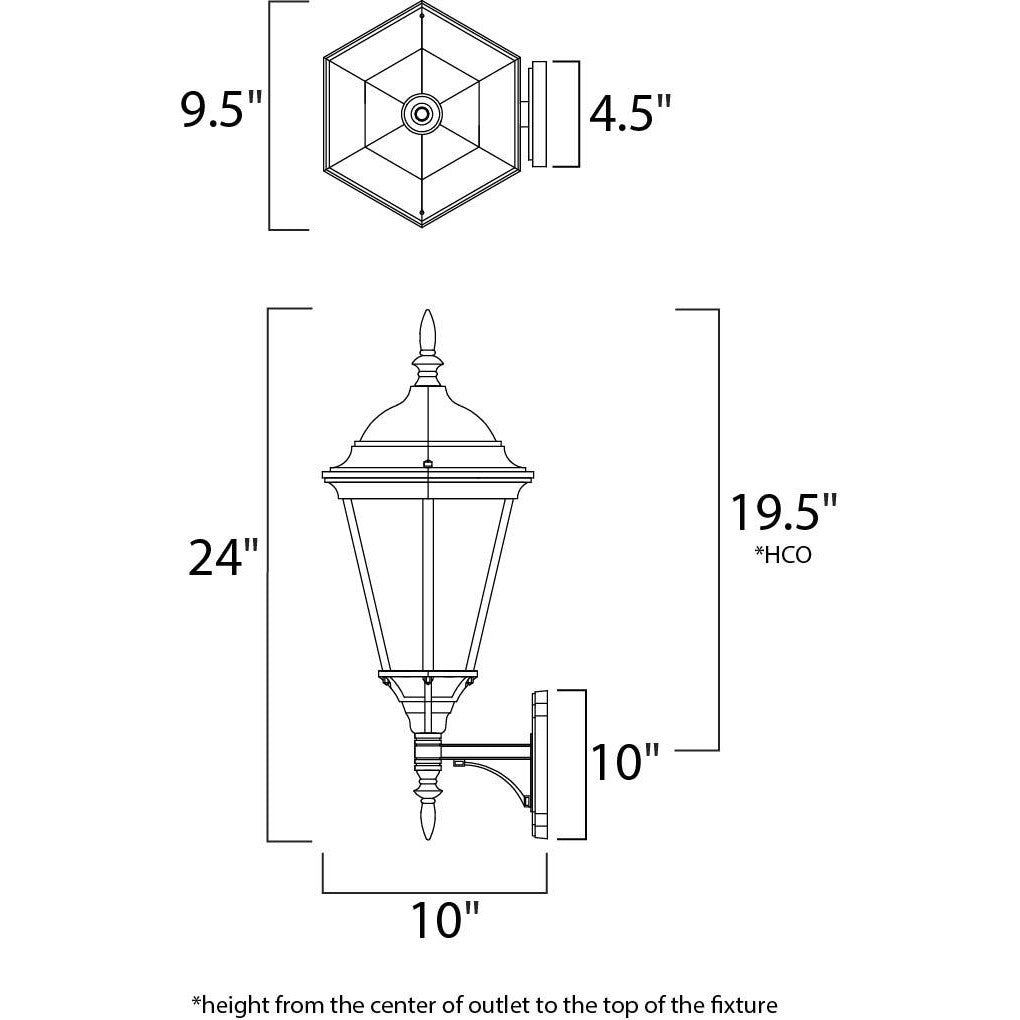 Maxim Lighting WESTLAKE 1003WT Exterior Traditional - White