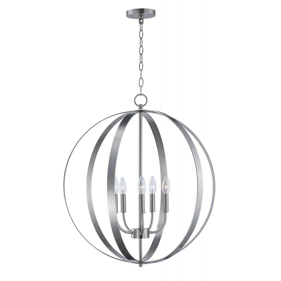Maxim Lighting 10032SN Provident 24 Inch Semi Flush Mount Light – Satin Nickel