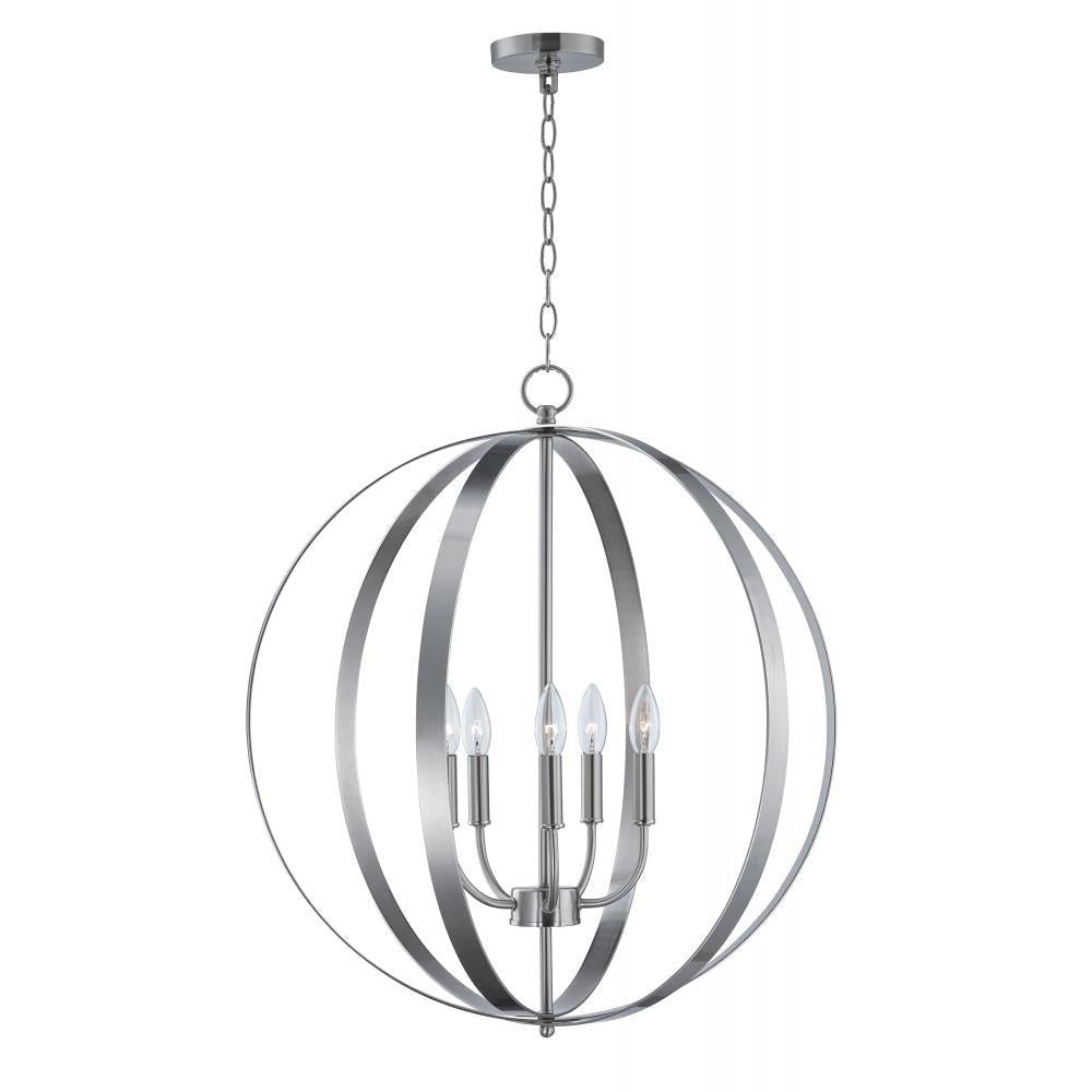 Provident 24 Inch Semi Flush Mount Light – Satin Nickel