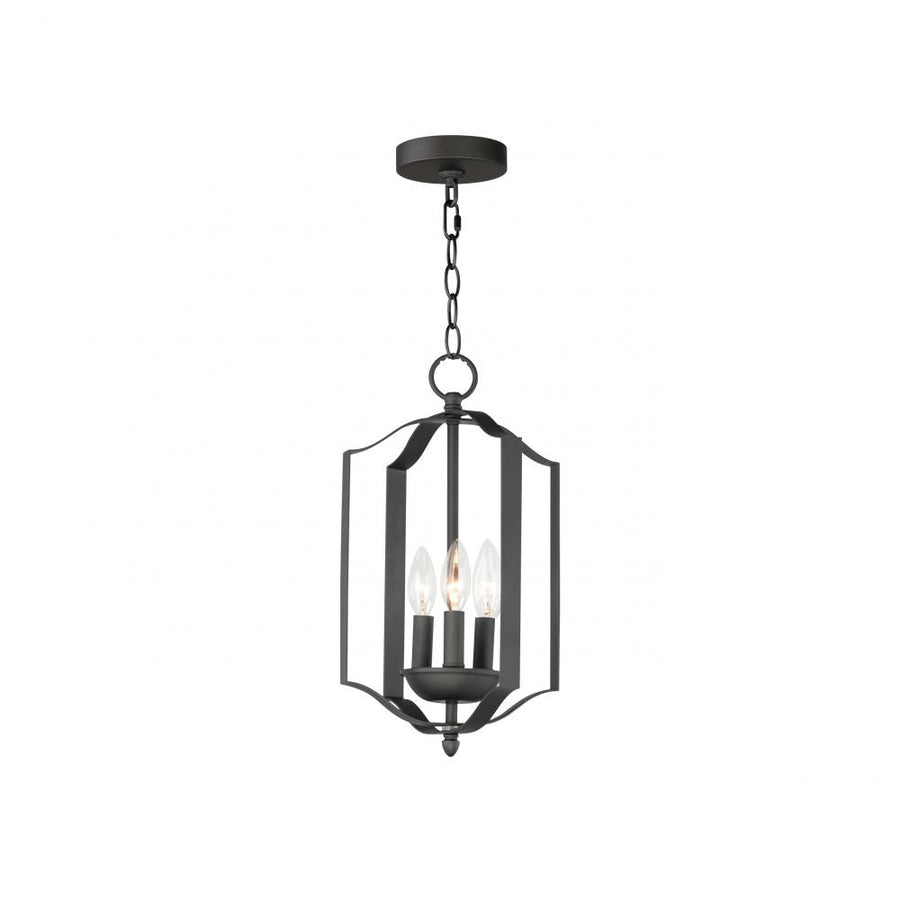 Maxim Lighting 10035BK Provident 10 Inch Semi Flush Mount Light – Black